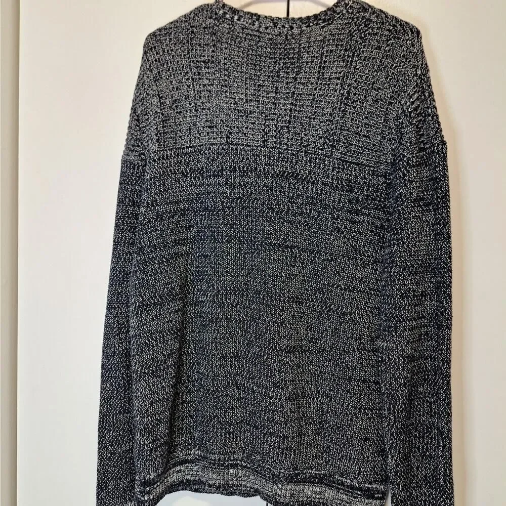 Banana Republic Mens Knit Crewneck Sweater Charcoal Size Large